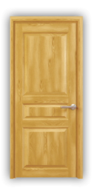 Дверь из массива сосны ECO 4311, покрытие - прозрачный лак, глухая - фото 1