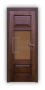 Дверь Velmi 03-221, цвет сапели, остекленная - превью фото 1