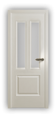 Дверь Velmi 08-102, цвет эмаль ваниль, остекленная - фото 1