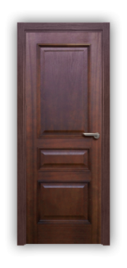 Дверь Velmi 02-221, цвет сапели, глухая - фото 1
