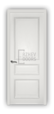 Дверь Velmi 02-603, цвет белая эмаль, глухая - фото 1