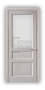 Дверь из массива сосны ECO 4312, покрытие - воск белый, остекленная - превью фото 1