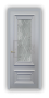 Дверь Lusso 01-109, цвет серая патина, остекленная - превью фото 1