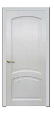 Дверь Neoclassic 863, цвет белая эмаль, глухая - фото 1