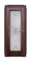 Дверь Velmi 04-221, цвет сапели, остекленная - превью фото 1