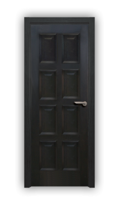 Дверь Velmi 10-123, цвет дуб черный, глухая