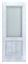 Дверь Velmi 01-709, цвет патина c серебром, остекленная - превью фото 2