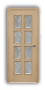 Дверь Velmi 10-105, цвет БЕЖ, остекленная - превью фото 1