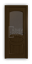 Дверь Classic 711, цвет дуб тон 46, остекленная - превью фото 1