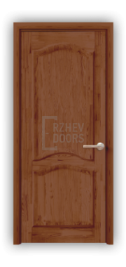 Дверь из массива сосны ECO 4233, покрытие - светло-коричневый лак, глухая - фото 1
