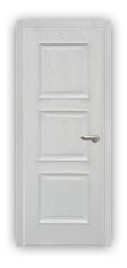 Дверь Velmi 06-801, цвет белый ясень, глухая - фото 1