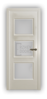 Дверь Velmi 06-102, цвет эмаль ваниль, остекленная - фото 1