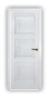 Дверь Velmi 06-709, цвет патина белая с серебром, глухая - превью фото 1