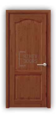 Дверь из массива сосны ECO 4223, покрытие - светло-коричневый лак, глухая - фото 1