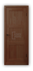 Дверь ECO 9331, покрытие - светло-коричневый лак, глухая