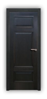 Дверь Velmi 03-123, цвет дуб черный, глухая - фото 1