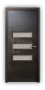 Дверь Standart 0511, остекленная, цвет дуб мореный - превью фото 1