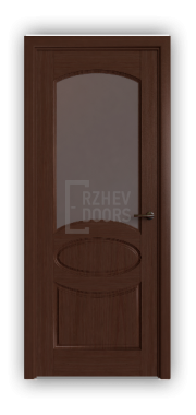 Дверь Classic 700, цвет макоре, остекленная - фото 1