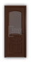 Дверь Classic 700, цвет макоре, остекленная - превью фото 1