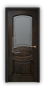 Дверь Elegance 02, цвет дуб тон 46, остекленная - превью фото 1