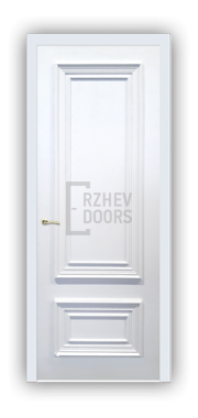 Дверь Lusso 01-603, цвет белая эмаль, глухая - фото 1