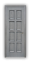 Дверь Velmi 10-109, цвет серая патина, глухая - превью фото 1