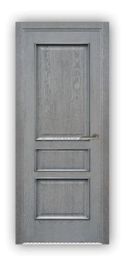 Дверь Velmi 02-109, цвет серая патина, глухая - фото 1