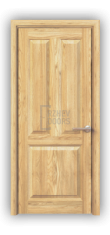 Дверь из массива сосны ECO 4320, без покрытия, глухая