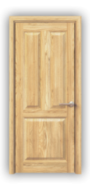 Дверь из массива сосны ECO 4320, без покрытия, глухая - фото 1