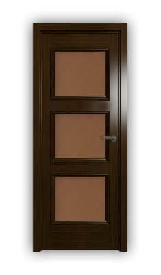 Дверь Velmi 06-146, цвет дуб тон 46, остекленная