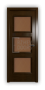 Дверь Velmi 06-146, цвет дуб тон 46, остекленная - превью фото 1