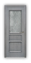 Дверь Velmi 02-109, цвет серая патина, остекленная - превью фото 1