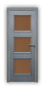 Дверь Velmi 06-109, цвет серая патина, остекленная - превью фото 1