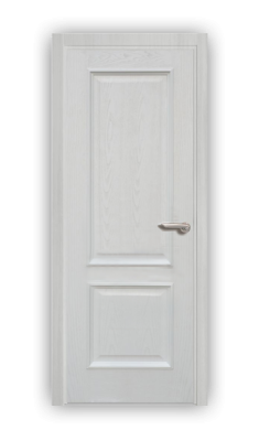 Дверь Velmi 01-801, цвет белый ясень, глухая