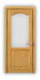 Дверь из массива сосны ECO 4221, покрытие прозрачный лак, остекленная - превью фото 1