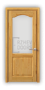 Дверь из массива сосны ECO 4221, покрытие прозрачный лак, остекленная - превью фото 1