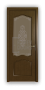 Дверь Classic 114, цвет дуб тон 44, остекленная - превью фото 1