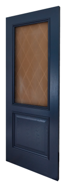 Дверь Velmi 01-104, цвет антрацит, остекленная - фото 3
