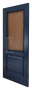Дверь Velmi 01-104, цвет антрацит, остекленная - превью фото 3