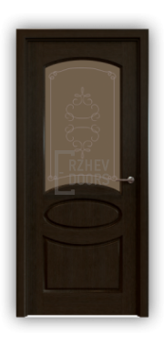 Дверь Classic 715, цвет венге, остекленная - фото 1