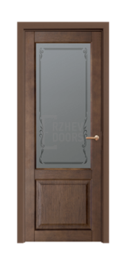 Дверь Neoclassic 834, цвет дуб коньячный, остекленная - фото 1