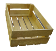 Ящик деревянный брашированный - фото 1