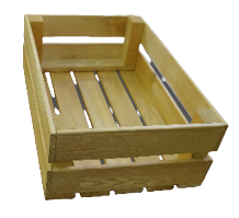 Ящик деревянный брашированный