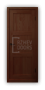 Дверь ECO 9341, покрытие - темно-коричневый лак, глухая - превью фото 1