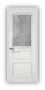 Дверь Velmi 02-603, цвет белая эмаль, остекленная - превью фото 1