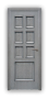 Дверь Velmi 09-109, цвет серая патина, глухая - превью фото 1