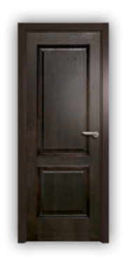 Дверь Velmi 01-123, цвет дуб черный, глухая - фото 1