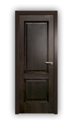 Дверь Velmi 01-123, цвет дуб черный, глухая
