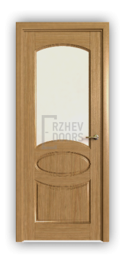 Дверь Classic 710, цвет дуб светлый, остекленная - фото 1