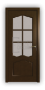 Дверь Classic 111, с решеткой, цвет дуб тон 46 - превью фото 1
